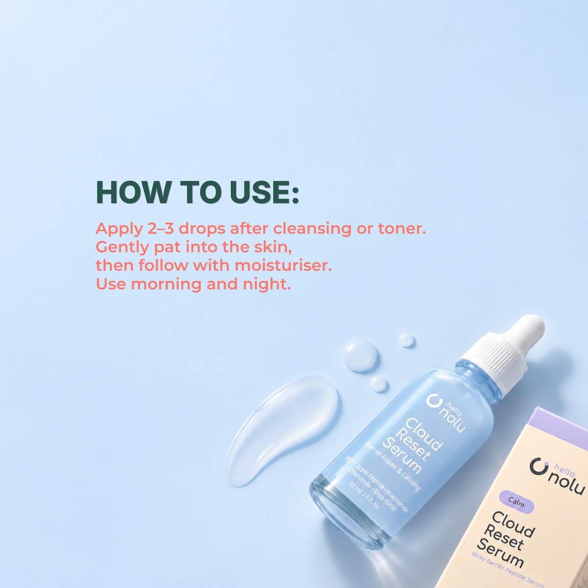 CLOUD RESET SERUM 30ml Hydrating Soothing & Calming