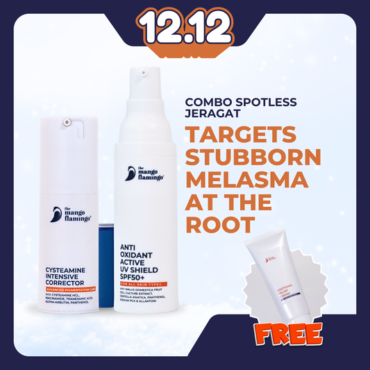 [12.12] B2F1 COMBO SPOTLESS JERAGAT CIC+AAUV 30ml FREE SOOTHING CREAM 50ml