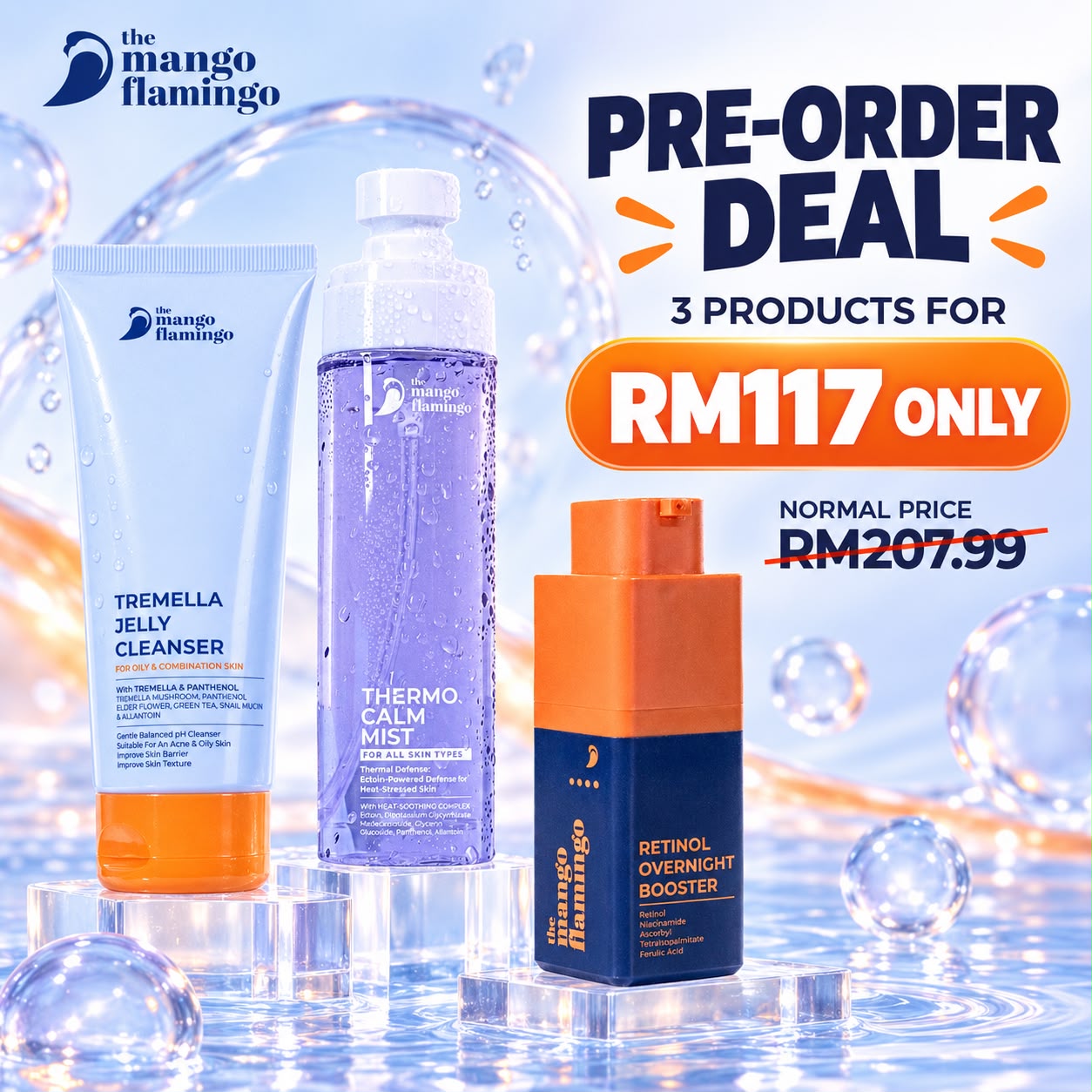(Pre Order) COMBO SKIN RESET ESSENTIALS