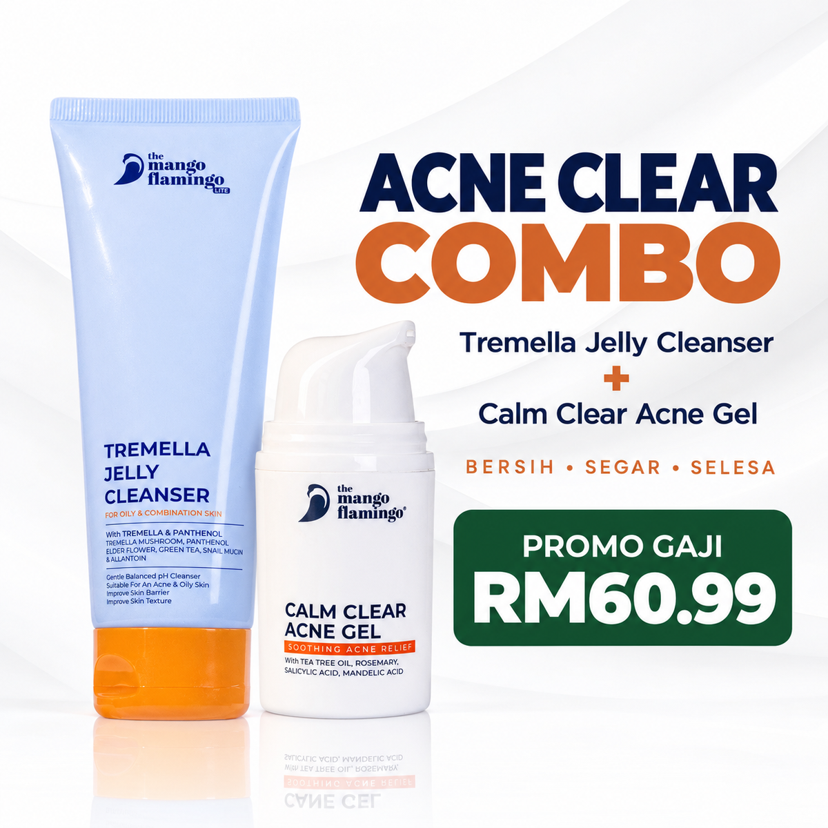 COMBO ACNE CLEAR - CLEANSER AND ACNE GEL
