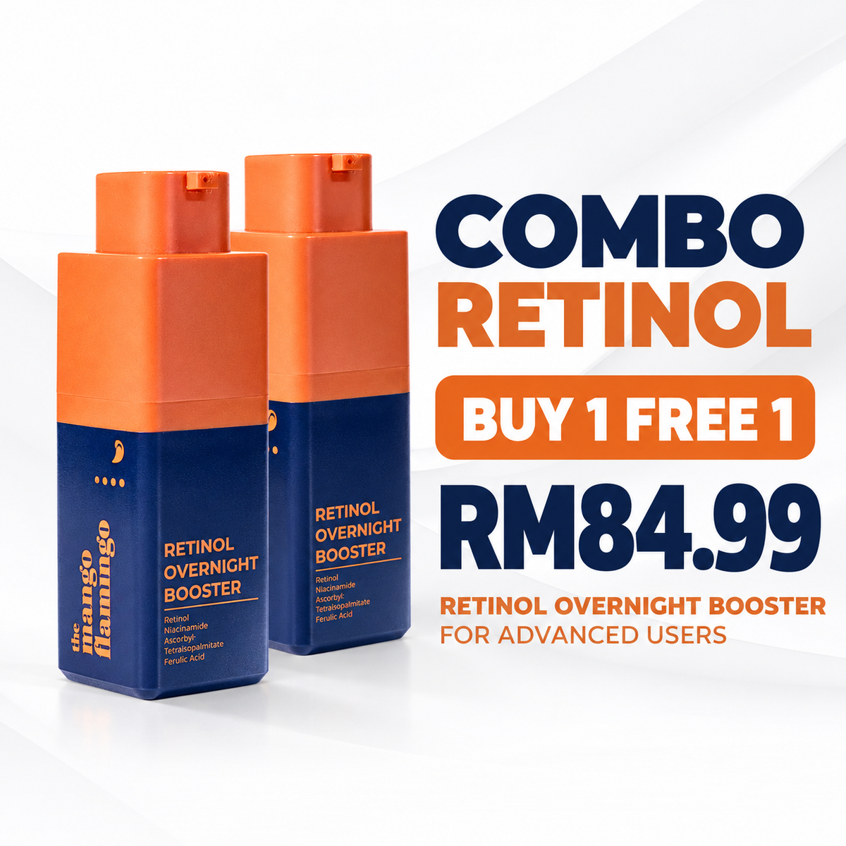 B1F1 Retinol Overnight Booster 15ml Anti-Aging Serum With Pure Retinol