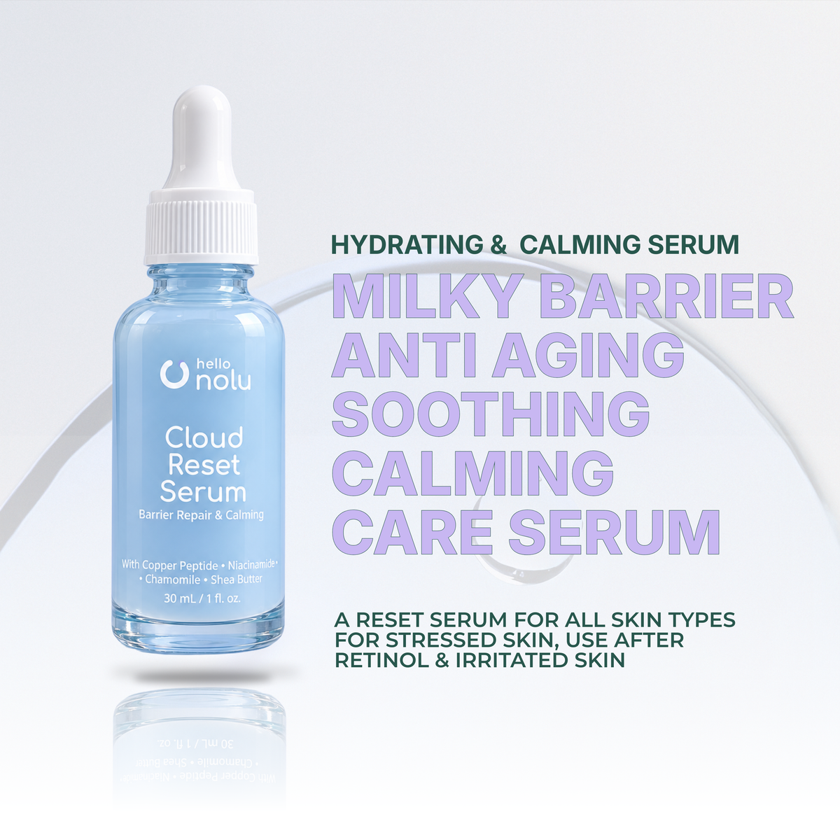CLOUD RESET SERUM 30ml Hydrating Soothing & Calming