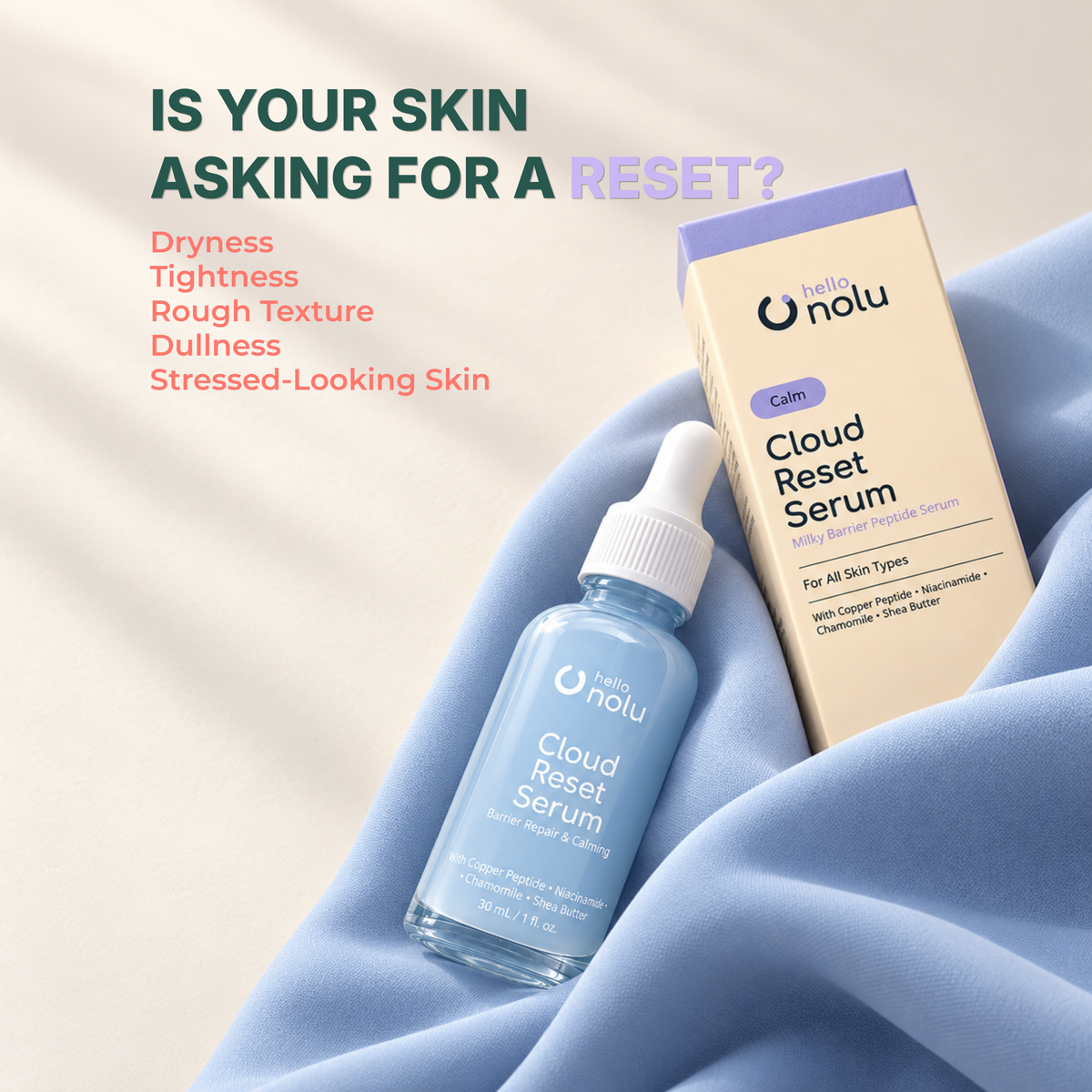 CLOUD RESET SERUM 30ml Hydrating Soothing & Calming